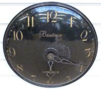 Newgate 'Beatrice' quartz caseless wall clock,
