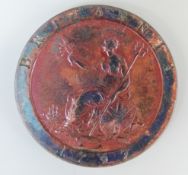 George III 1797 cartwheel EF / UNC 10 laurel leaves,