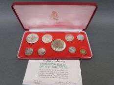 A cased Commonwealth of Bahamas proof coin set