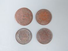 Chipping Norton William Diston 1666 halfpenny, obv.