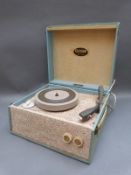 Dansette 'Popular' 1950s portable record player