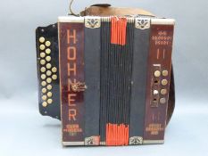 Hohner Club Model 1 melodeon key of C / F,
