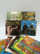 Ten LPs on the Elektra label includes The Incredible String Band (4), The Zodiac, The Doors,