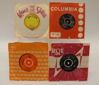 Approximately 500 singles from the 1950s and 1960s