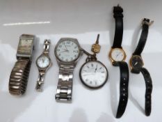 Five ladies wristwatches including Sekonda, Cyma, Pulsar etc,