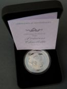 Perth Mint Australia 2015 1oz silver proof cased crown sized coin,