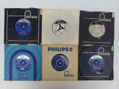 Six singles on Fontana (two demos and four stock) Wayne Fon tana (TF1027) demo, Blond (TF1040) demo,