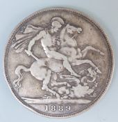 Victoria crown with Jubilee head 1889