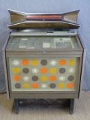 Rowe AMI late 1960s/early 70s, playing 45rpm singles, 120cm tall, 82cm wide,