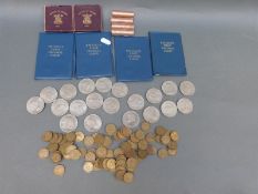 A collection of modern crowns to include Festival of Britain, Churchill,