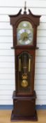 Late 20thC made longcase grandmother clock in the 18thC/19thC style,