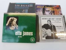 Approximately 100 blues CDs