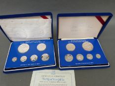 Two cased British Virgin Islands proof coin sets, one for the Royal Coronation,
