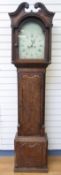 John Chambley, Wolverhampton, late 19thC/early 19thC longcase clock,