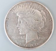 USA 1922 peace dollar