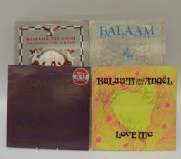 Balaam and the Angel - The Greatest Story Ever Told plus three 12 inch singles all with signatures