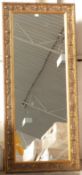 Two ex-Superdry stores large gilt framed mirrors, approximately 180 x 180cm overall,