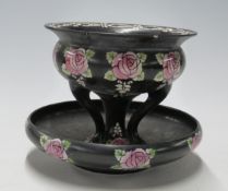 Art Deco Shelley jardiniere and matching bowl