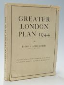 Greater London Plan 1944 by Patrick Abercrombie with drawings and diagrams,