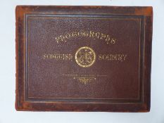 A Victorian album Photographs of Scottish Scenery by J Valentine including Edinburgh,
