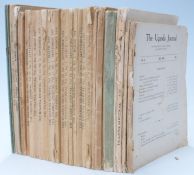 Uganda Journals comprising 25 issues published Kampala 1934-1963 with African Studies 1949 and