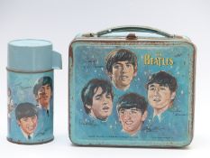 Beatles lunch box with thermos flask by Aladdin Industries, Nashville, Tennessee,
