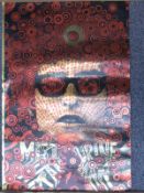 Bob Dylan Mister Tambourine Man Martin Sharp foil poster