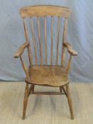 Windsor armchair with elm seat