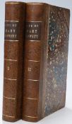 Mary Howitt An Autobiography Wm Isbister 1889 in 2 volumes half brown calf over marbled boards,