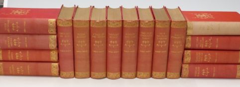 Charles Dickens works illustrated by Brock, Pegram, Bacon in 16 volumes,