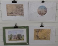 Four limited edition prints after Alicia Henrietta Wedderburn and Margaret Wedderburn of Forest of