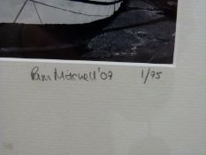 Pam Mitchell signed limited edition 1/75 photograph harbour scene entitled 'Sail Cloud' dated 07,