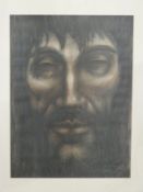 Le San study of a bearded man,