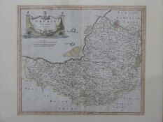 Robert Morden 1722 map of Somerset-shire,