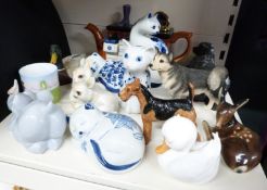 Ceramic teapots,