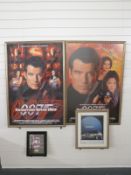 James Bond Tomorrow Never Dies large film posters,