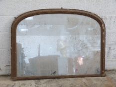 A 19thC overmantel mirror,