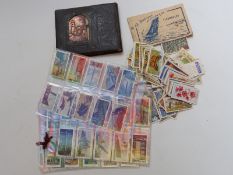 A collection of cigarette cards