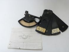 Carl Zeiss clinometer and a folding measure