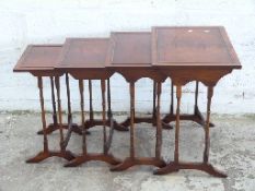 Reproduction quartetto nest of tables,