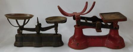 Bartlett Bristol cast iron scales and a further set of scales