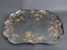 Papier maché tray by Jennen & Bettridge,