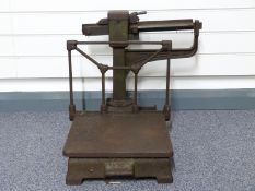 Young Son & Marlow 2cwt platform or potato scales