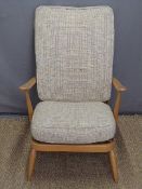 Retro upholstered armchair,
