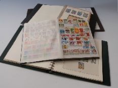 Six Rowland Hill omnibus stamp collection, a stockbook of Cuba stamps,