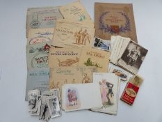 A quantity of cigarette cards,