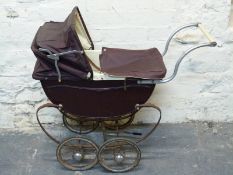 Leeway coach built dolls pram,