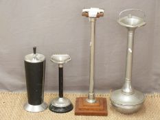 A retro pedestal ashtray,