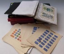 A box of GB albums and contents