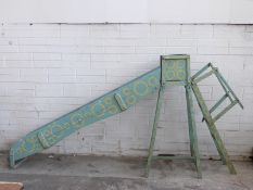 Vintage garden or ex-fairground slide